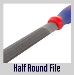 half round file